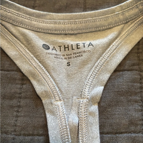 Athleta Racerback Tank Heather Gray Small - Picture 2 of 6